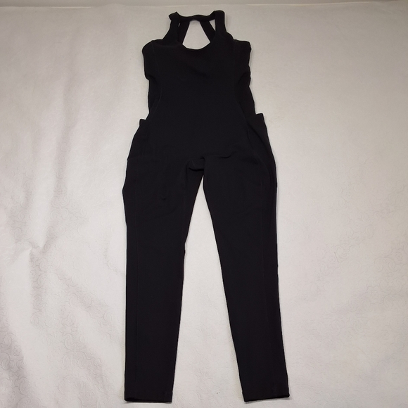 armony balance Black halter Jumpsuit Size M - Picture 3 of 13